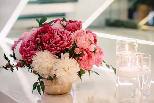 Meghan and Connor's Pink Peony Wedding | Chez Wedding Venue