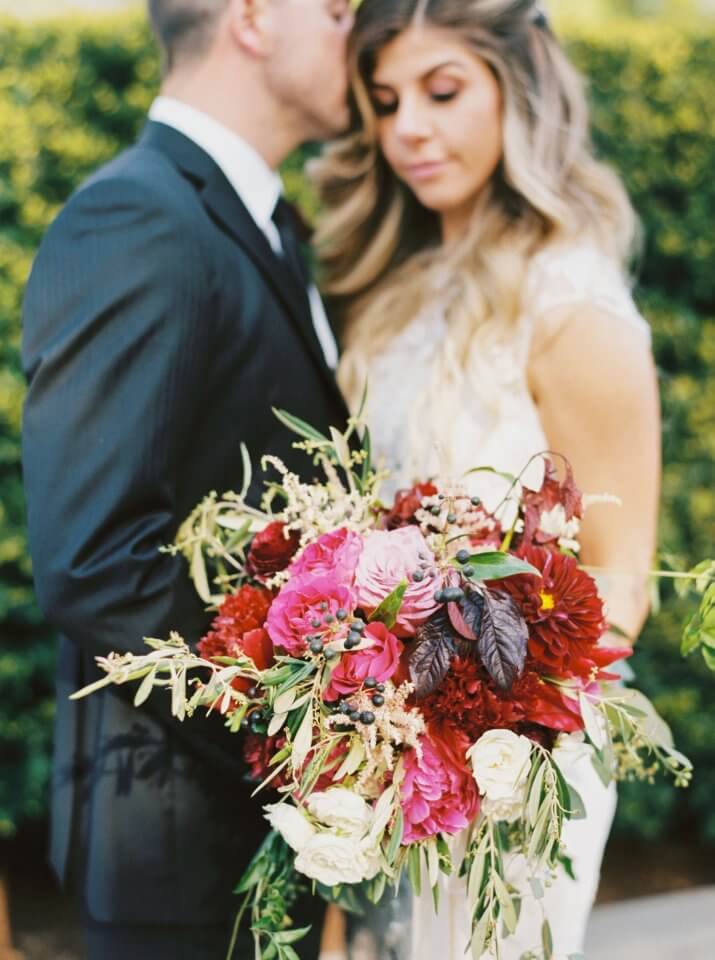 Kiley and Patrick's Rustic Burgundy Wedding | Chez