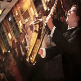 saxaphone player in band